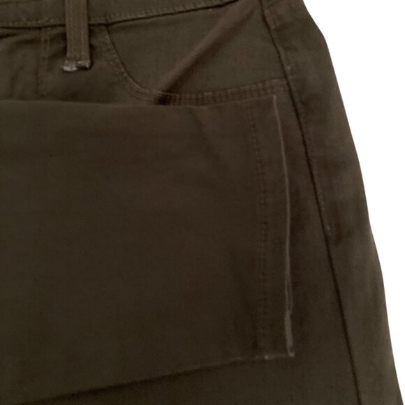 NWT L'AGENCE High Rise Skinny Margot Olive Green Cotton Jeans Size 22 - Picture 7 of 8